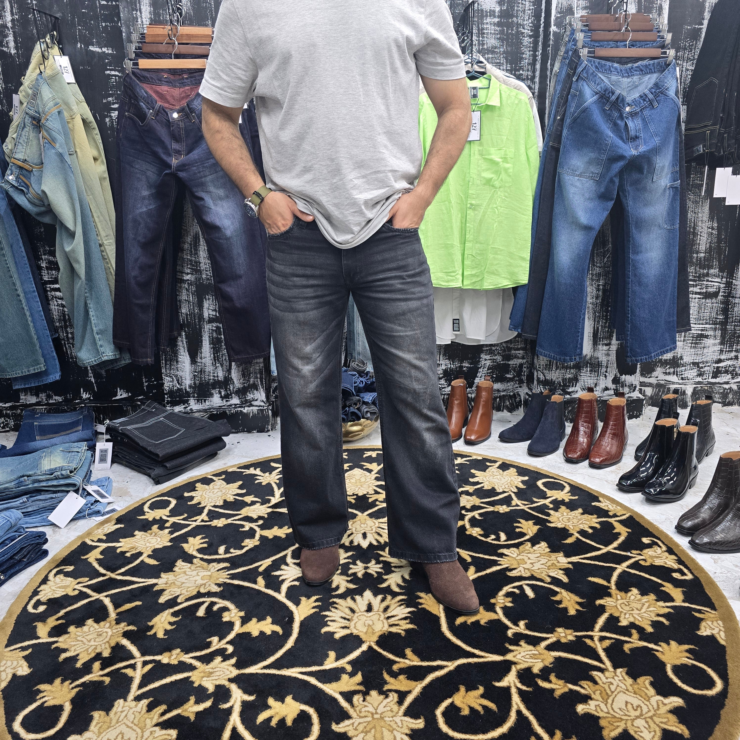 Smoked Shadow Vintage Wide-Leg Jeans