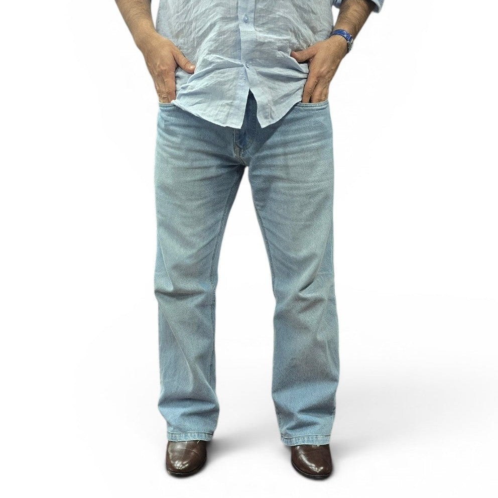 Ice Blue Vintage Bootcut Jeans