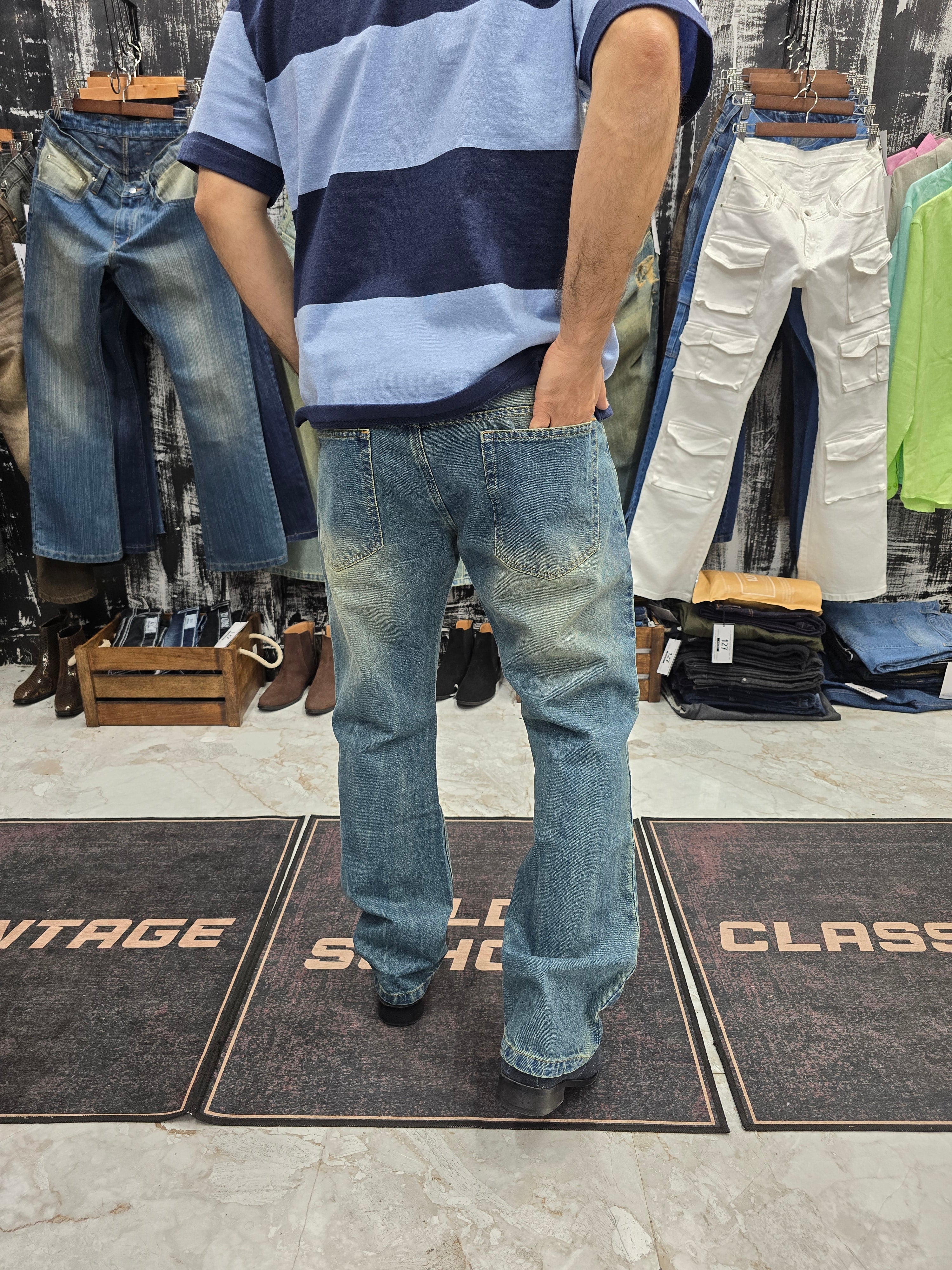Heritage Distressed Vintage Jeans