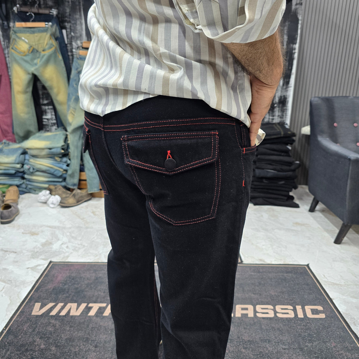 The Crimson Stitch Bootcut Jean