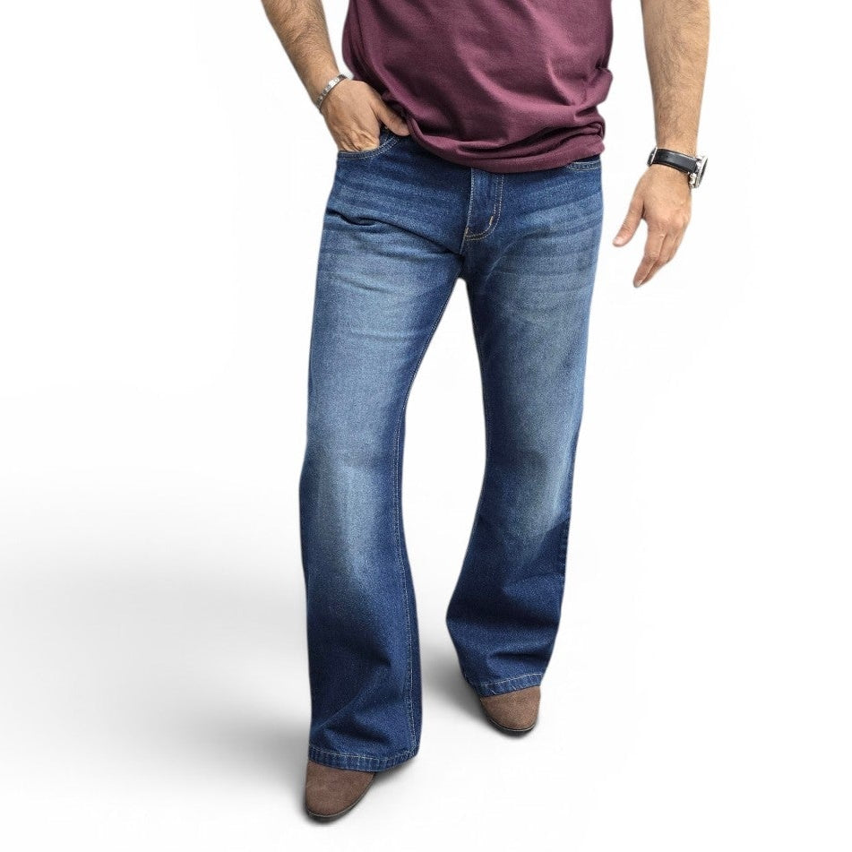 Midnight Fade Bootcut Jeans