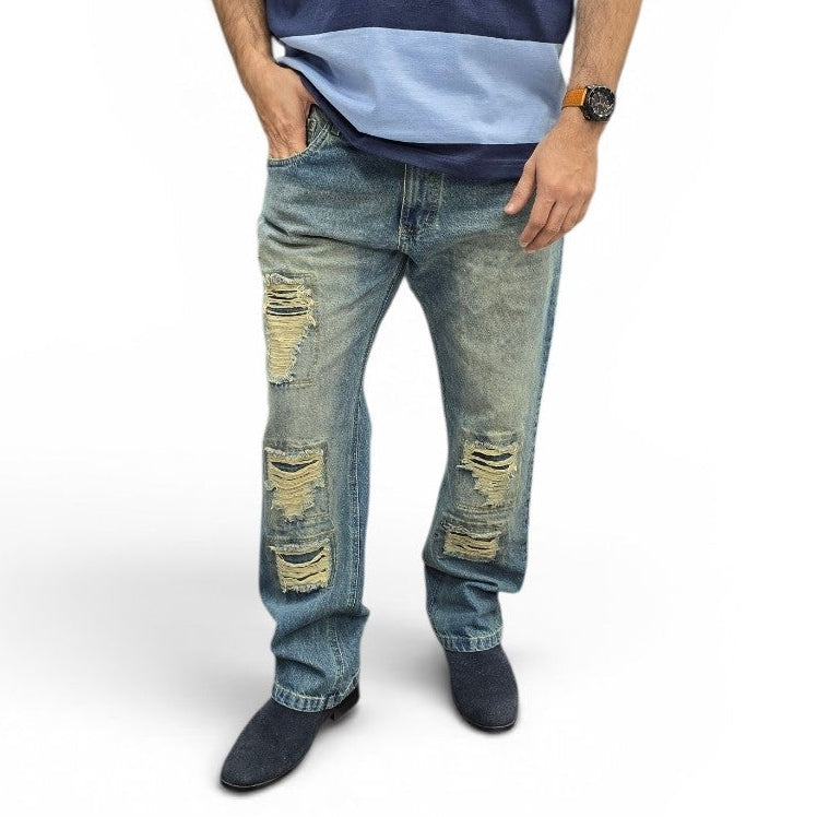 Heritage Distressed Vintage Jeans