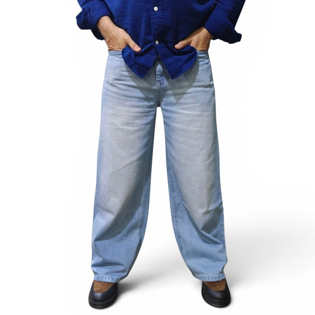 Glacier Blue Wide Leg Jeans