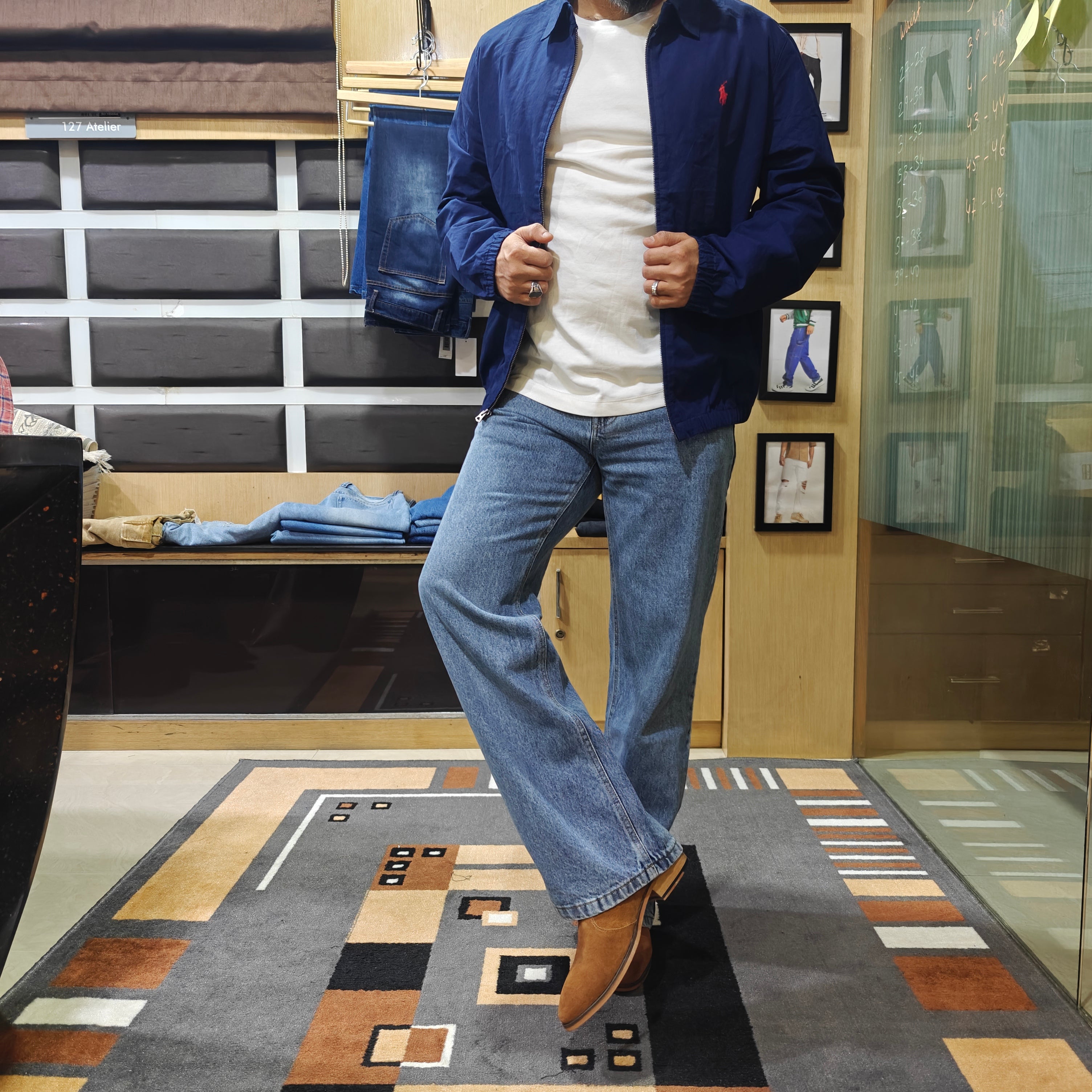 Vintage Light Blue Bootcut Jeans