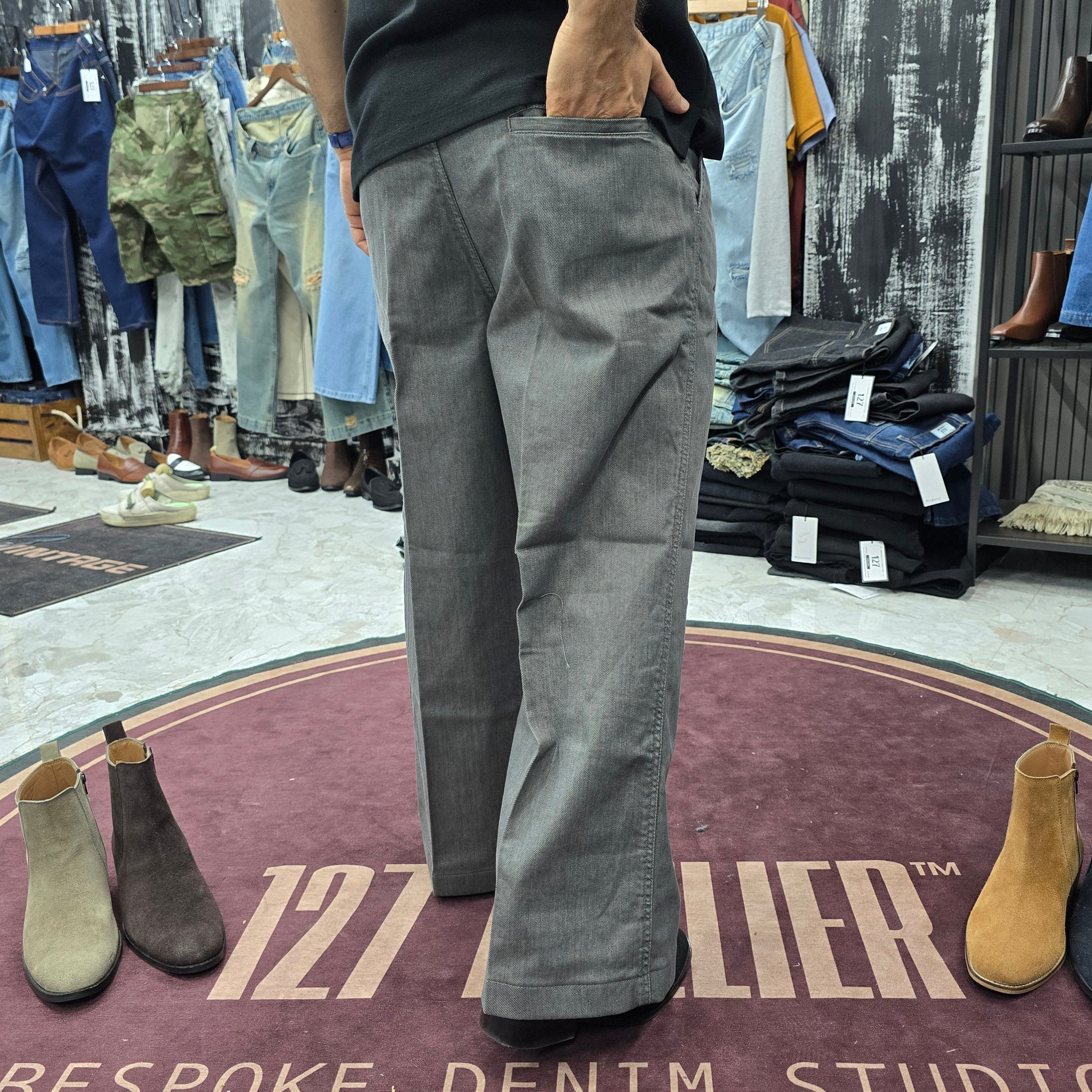 Heritage Pleated Wide Leg