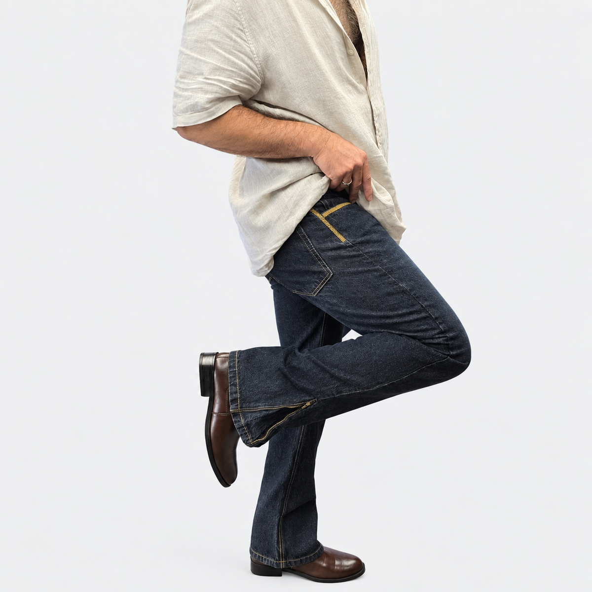 The Carbon Whisker Zip Jean