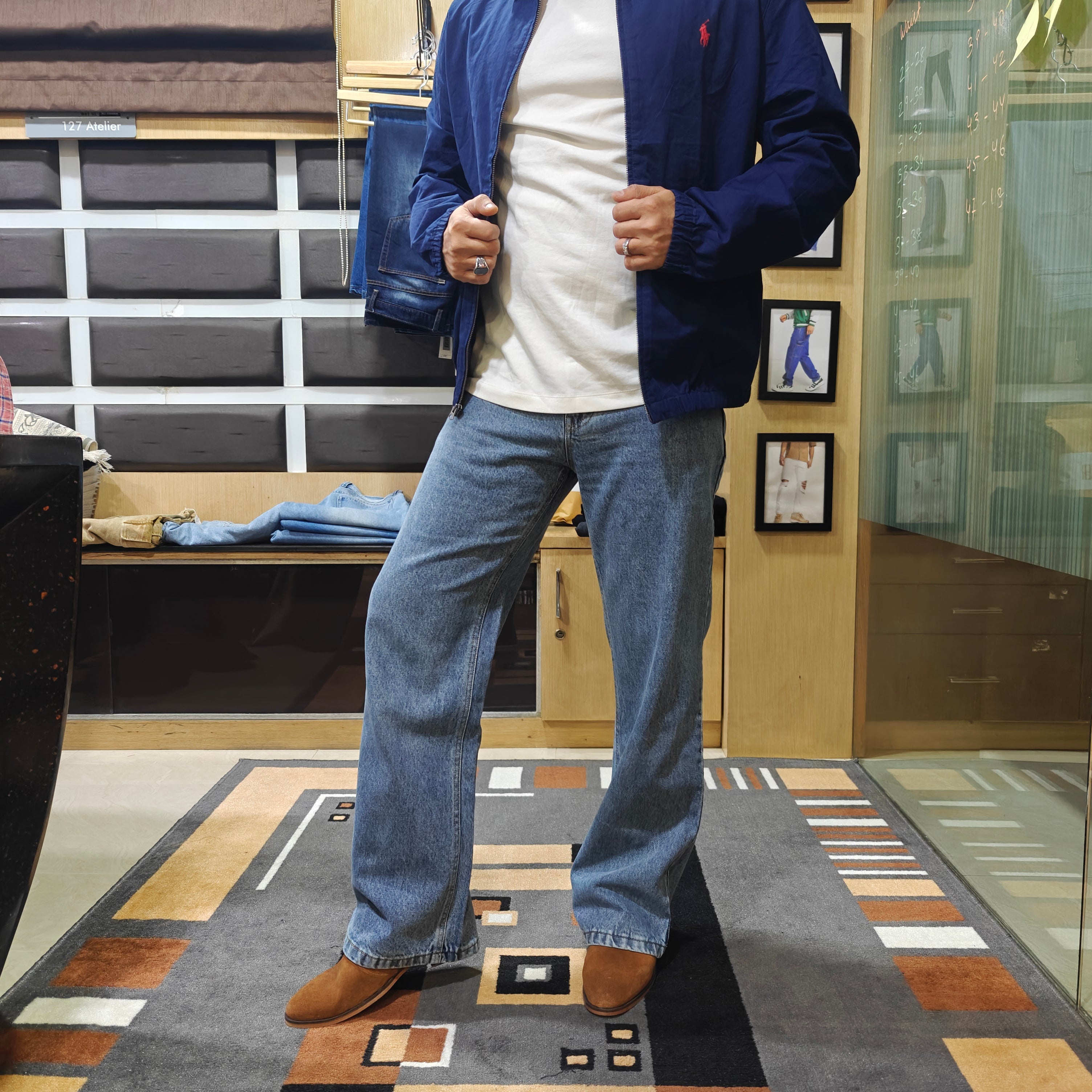 Vintage Light Blue Bootcut Jeans