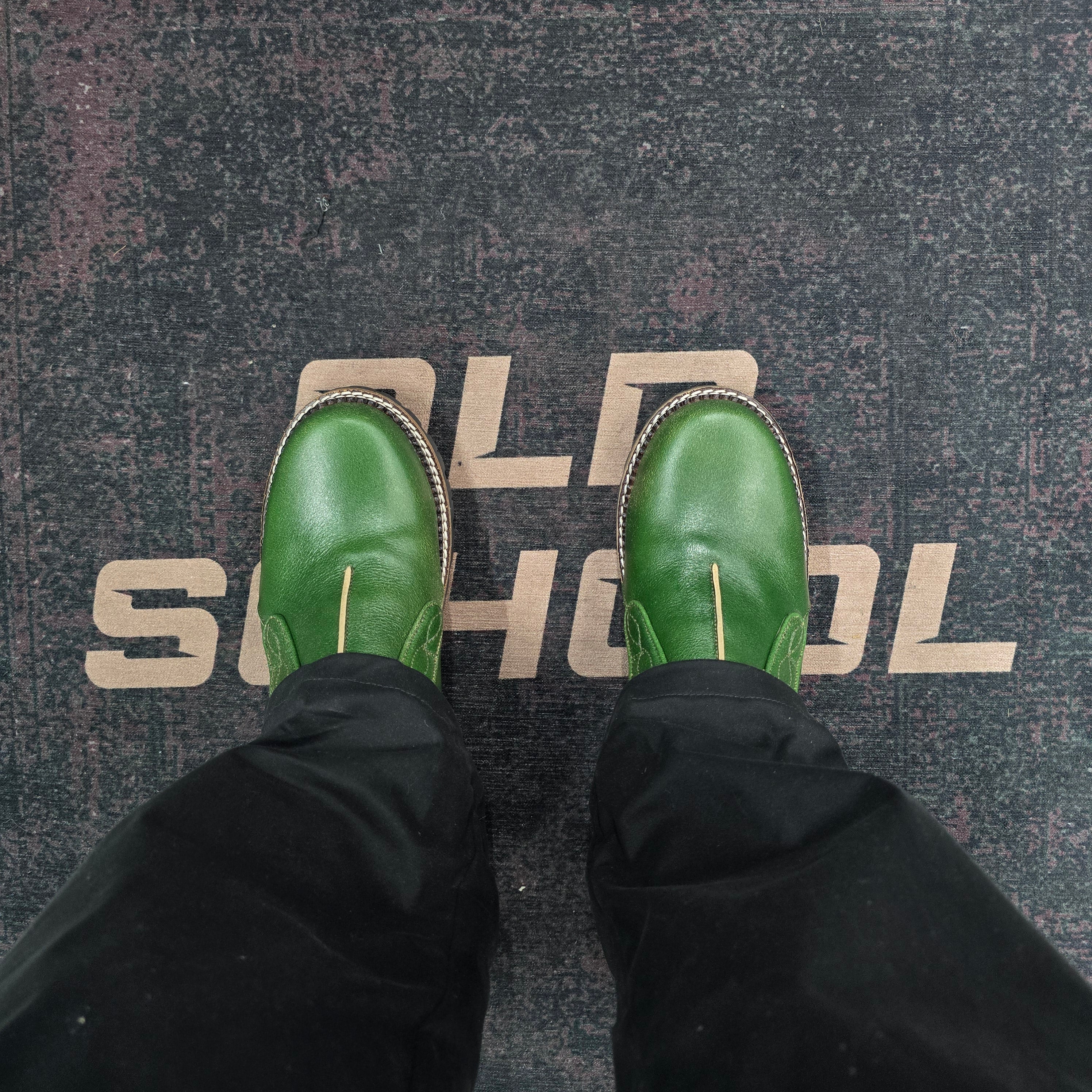 Noir Heritage Slip on in Green
