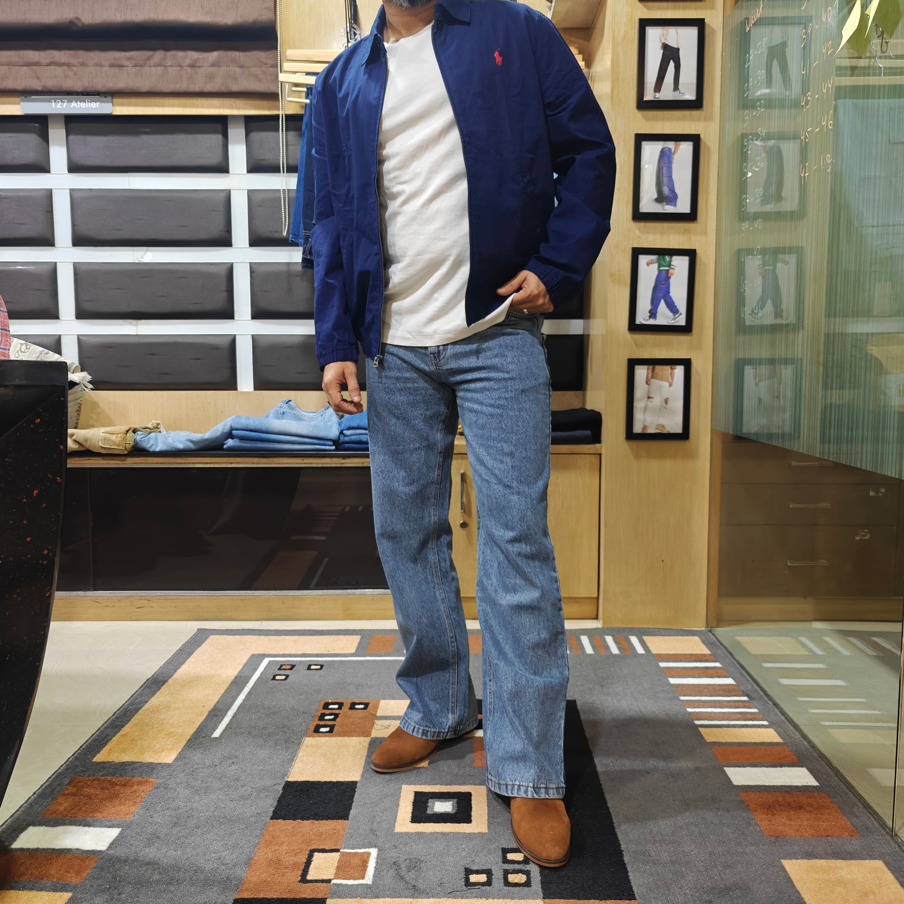 Vintage Light Blue Bootcut Jeans