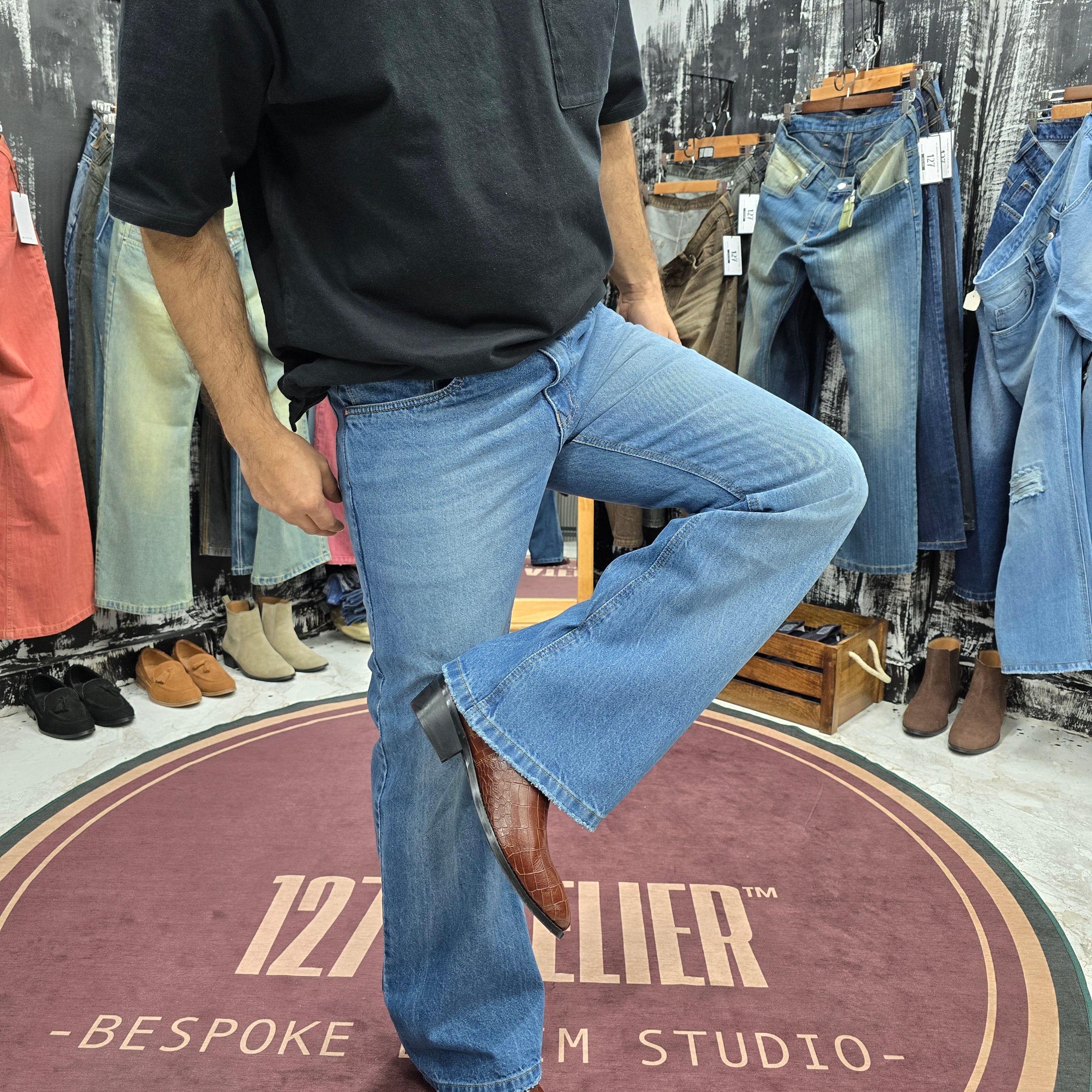 Classic Light Blue Bootcut Jeans