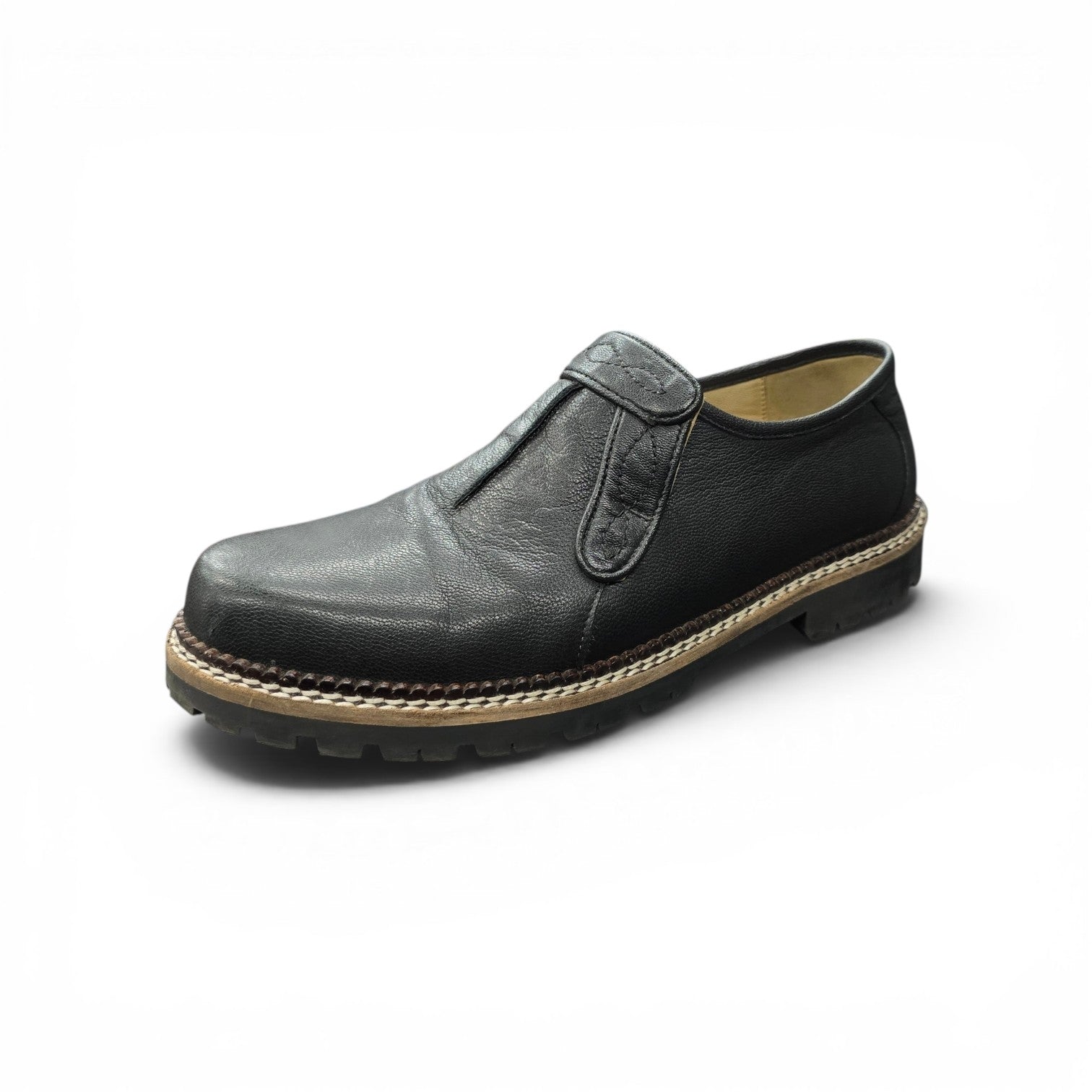 Noir Heritage Slip on in Midnight Black