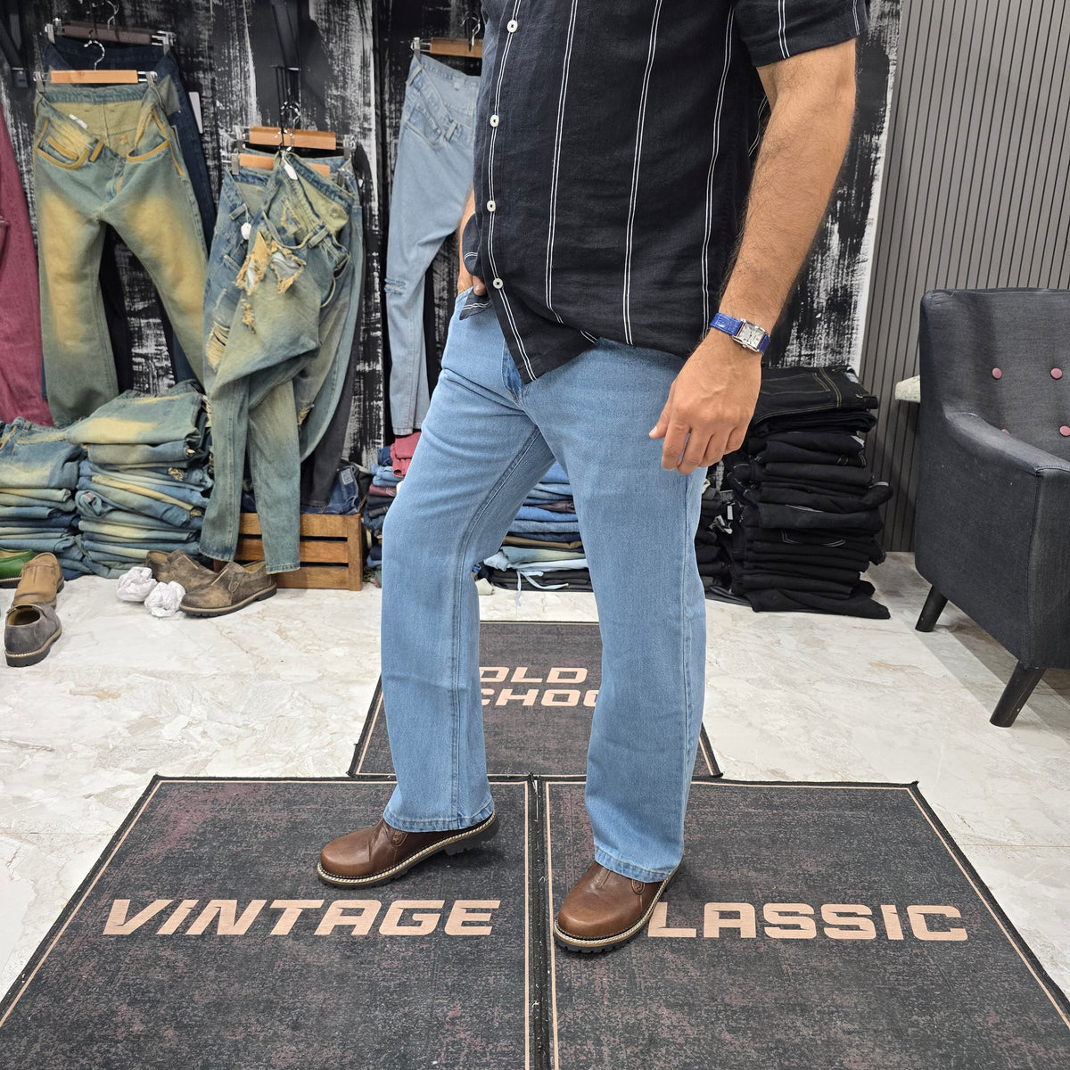 The Arctic Whisker Straight Cut Jean