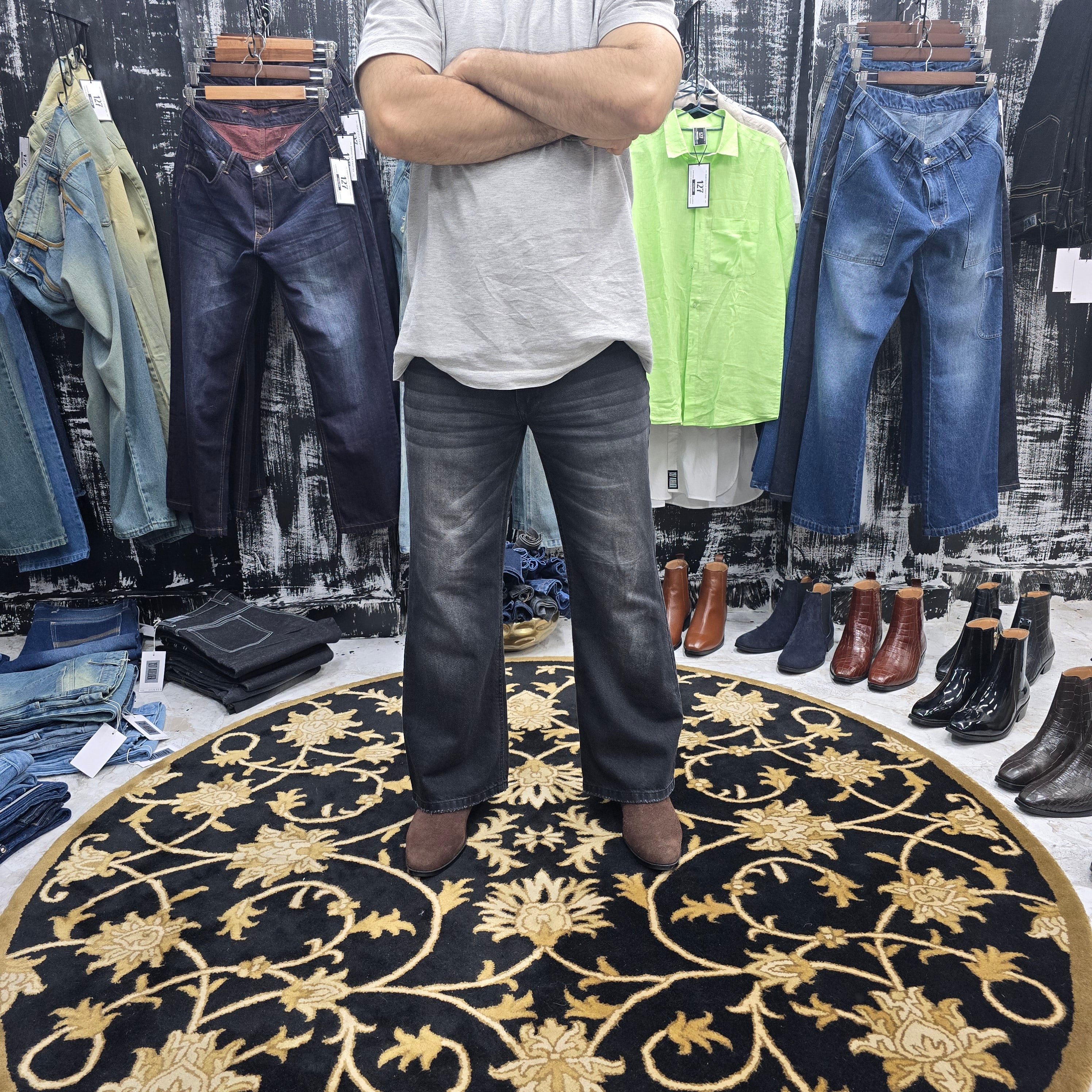 Smoked Shadow Vintage Wide-Leg Jeans