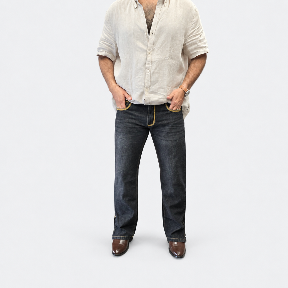 The Carbon Whisker Zip Jean