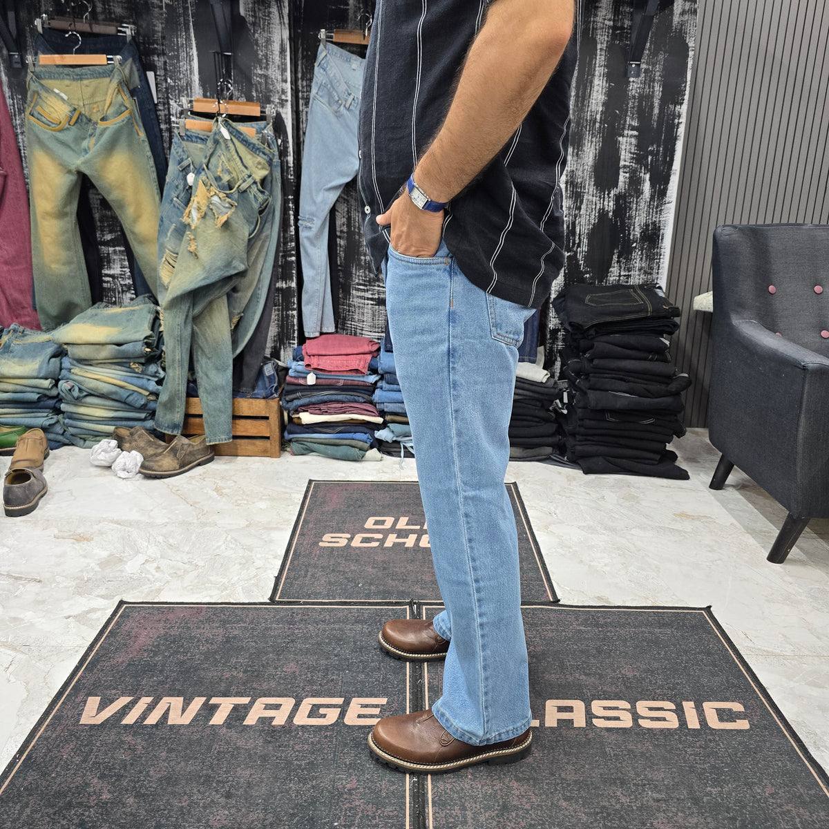 The Arctic Whisker Straight Cut Jean