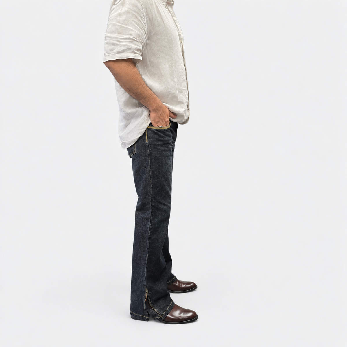 The Carbon Whisker Zip Jean