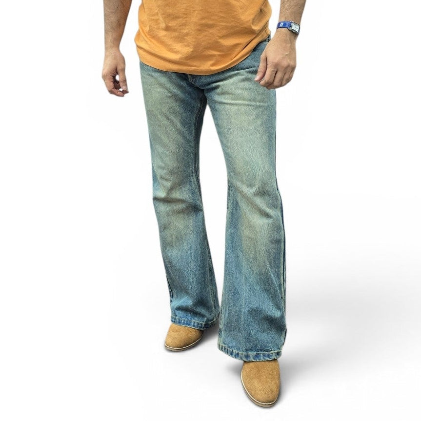 Vintage Sky Fade Bootcut Jeans