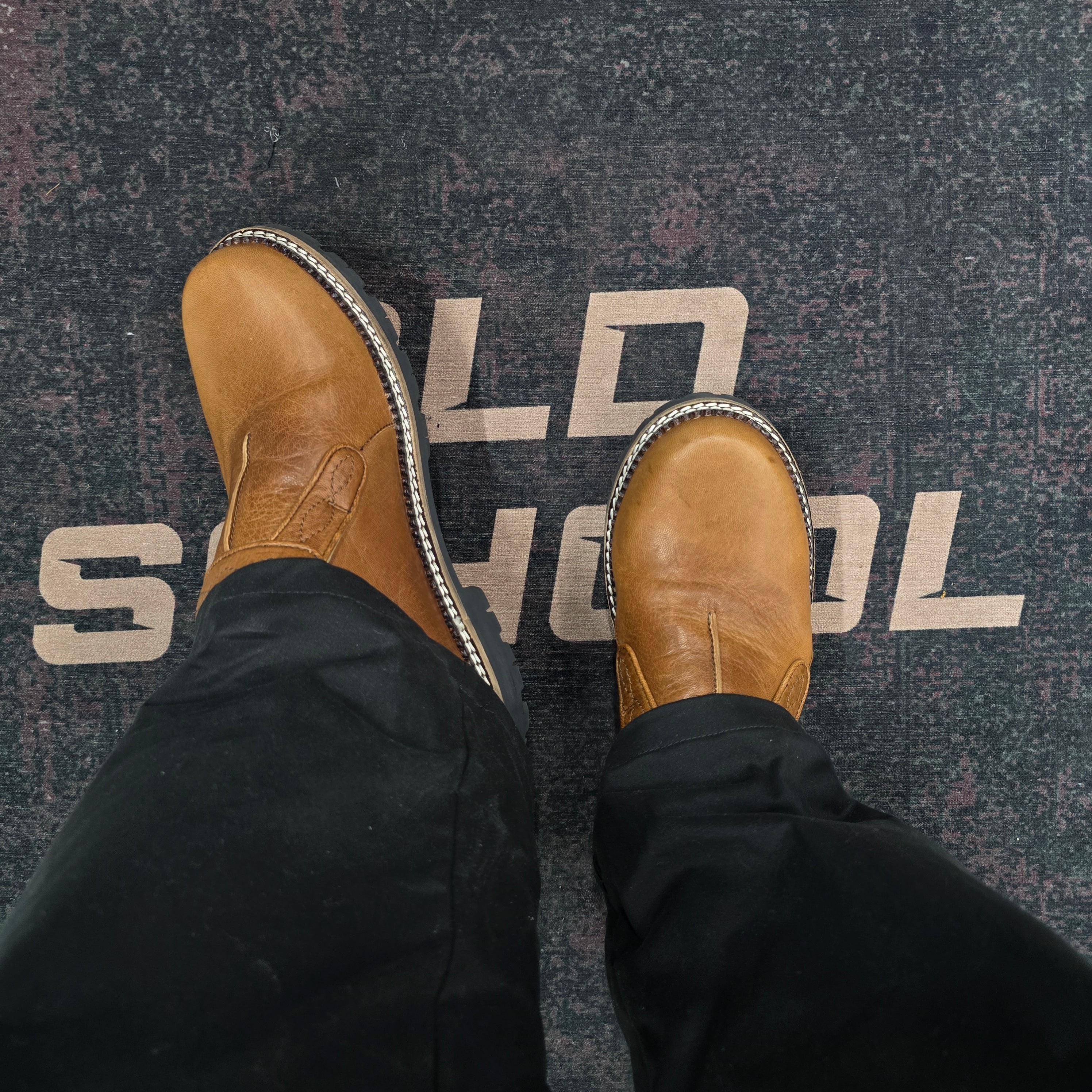 Noir Heritage Slip on in Vintage Tan