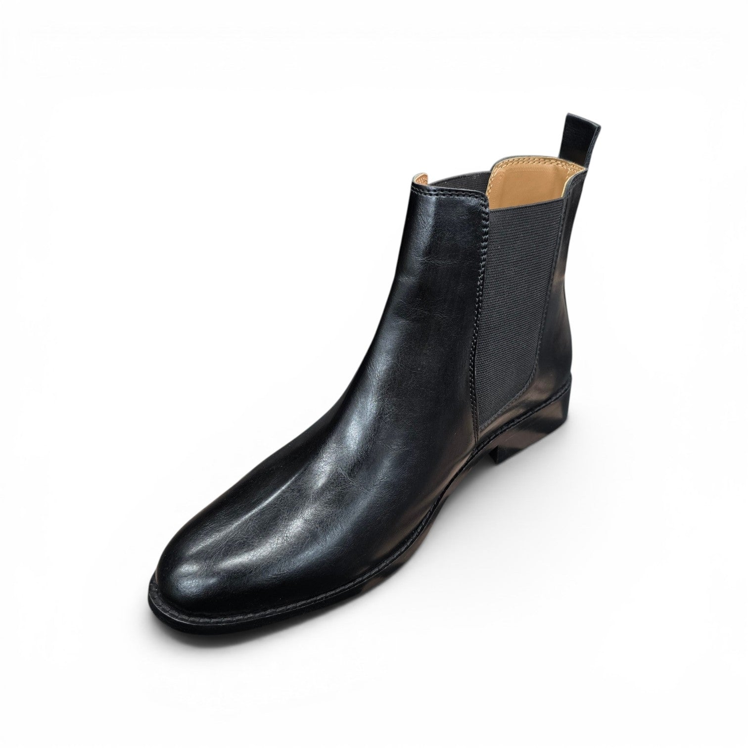 Black Leather Chelsea