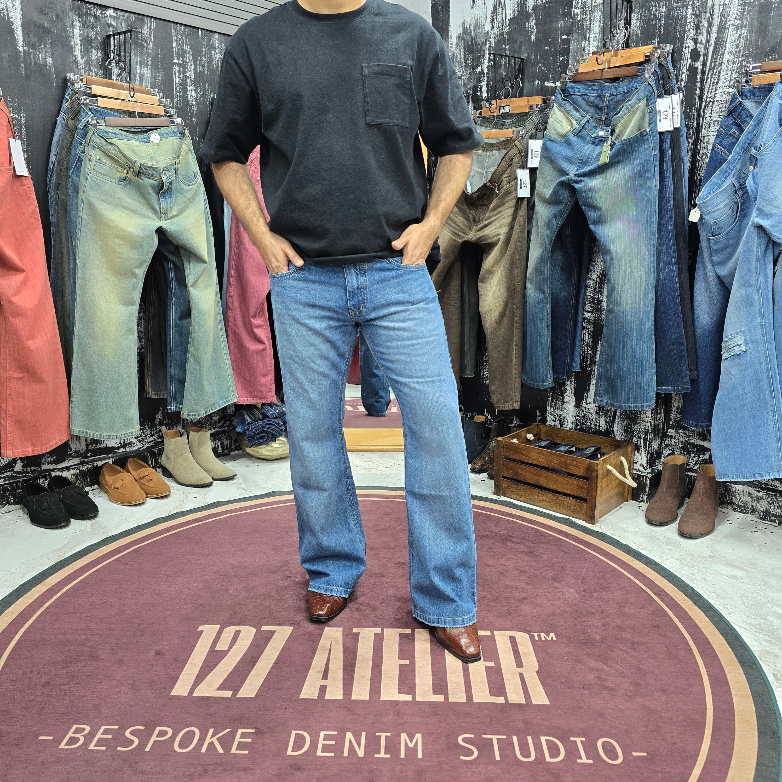 Classic Light Blue Bootcut Jeans