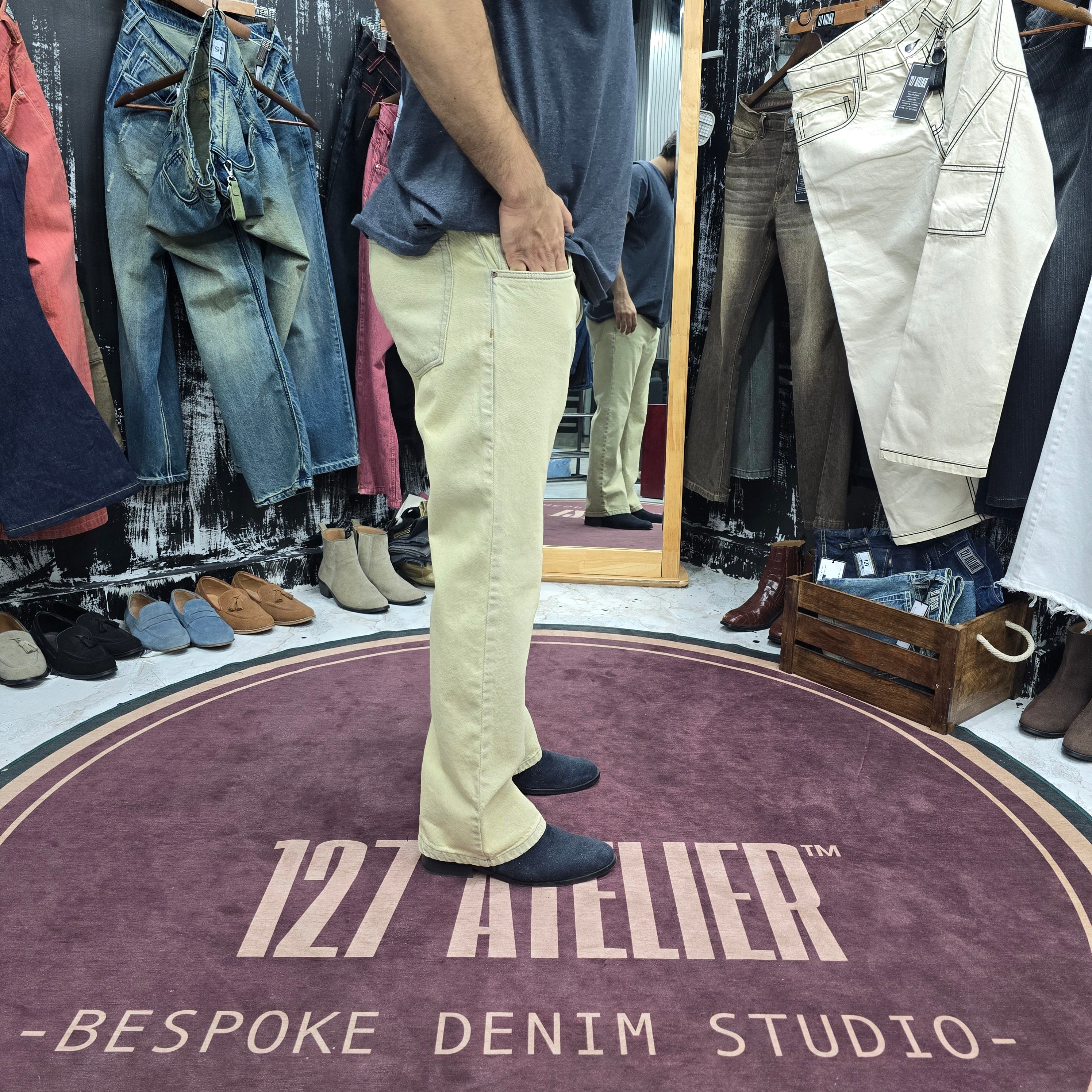 Sandstone Bootcut Jeans