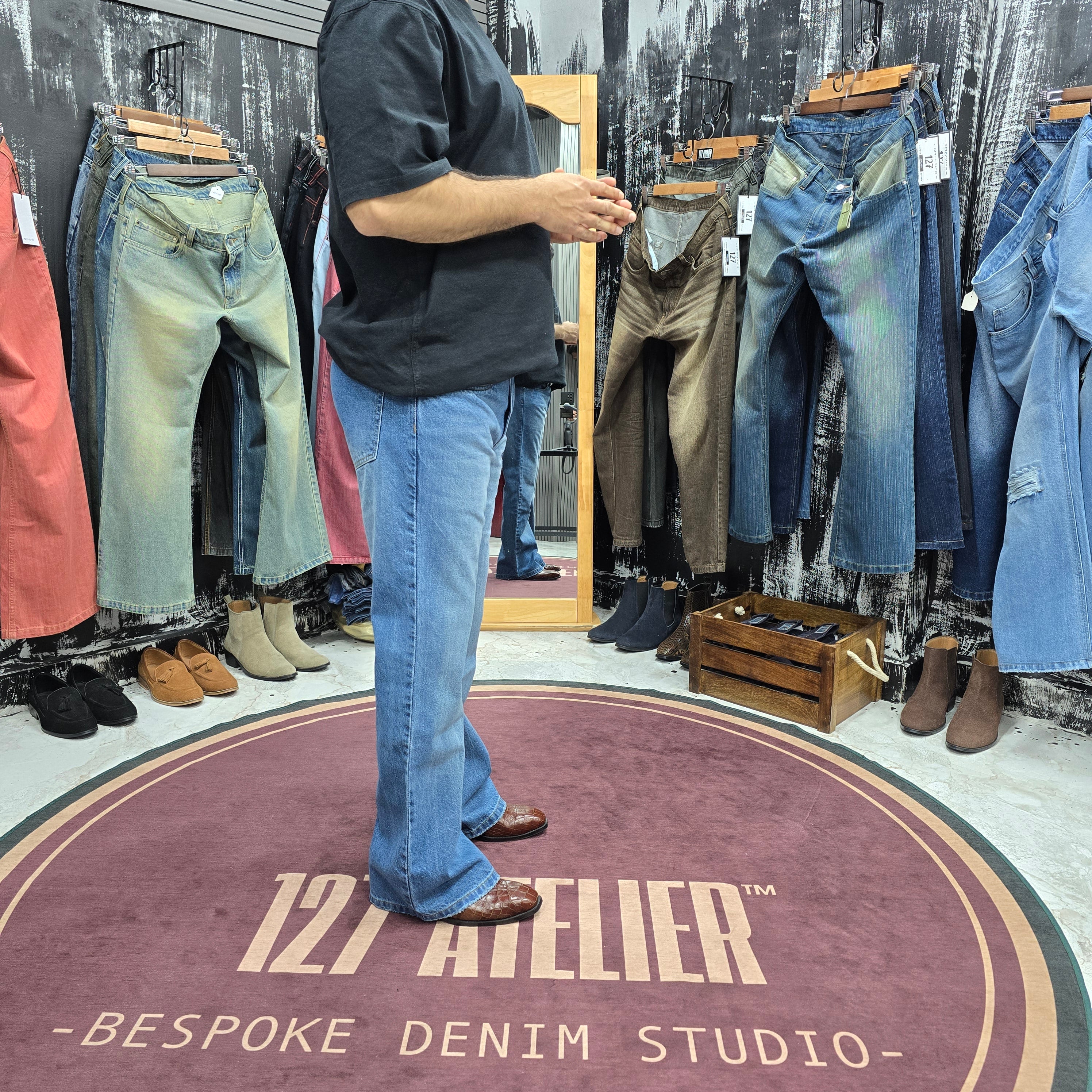 Classic Light Blue Bootcut Jeans