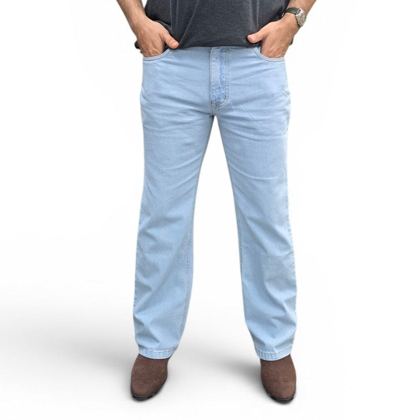 Ice Blue Semi Bootcut Jeans