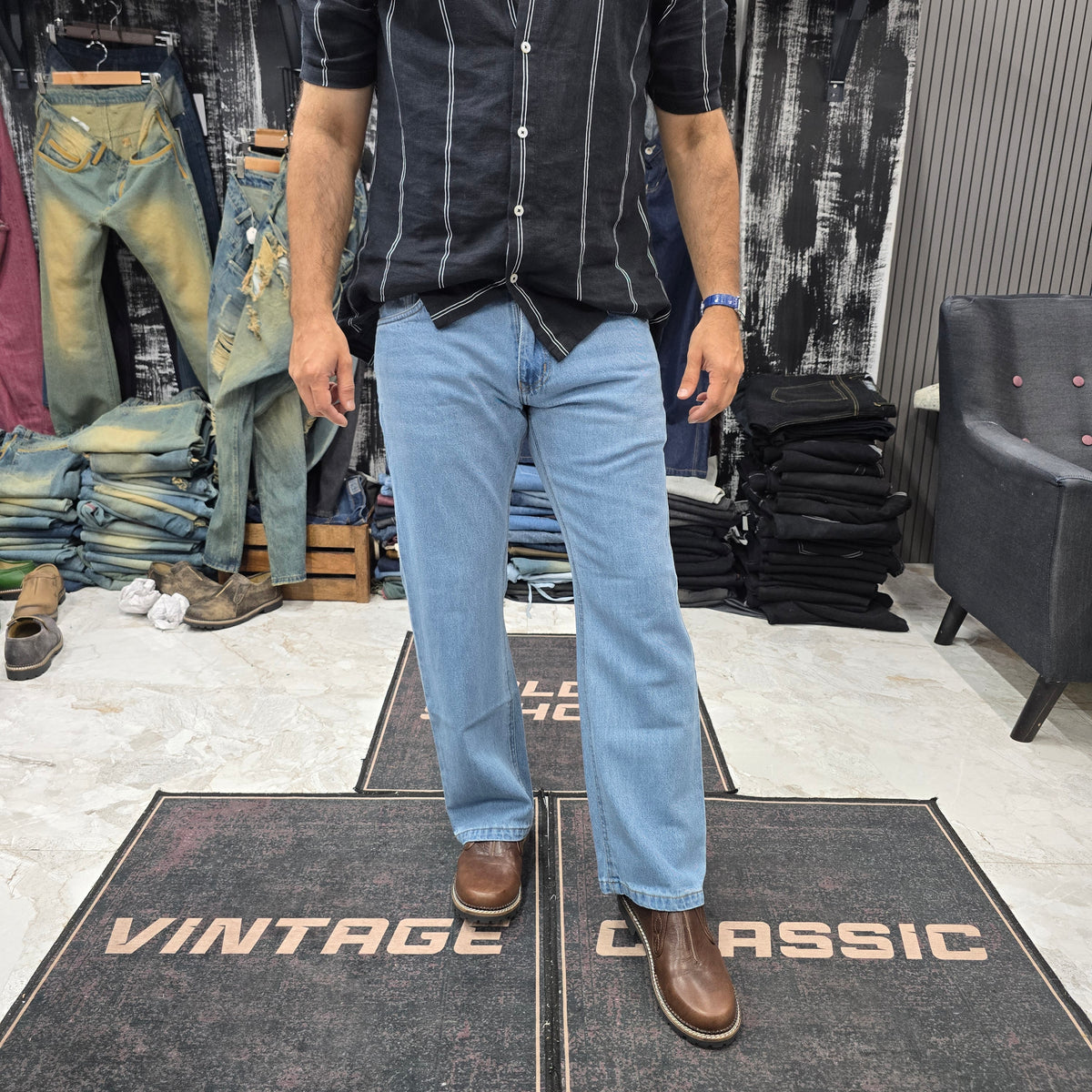 The Arctic Whisker Straight Cut Jean