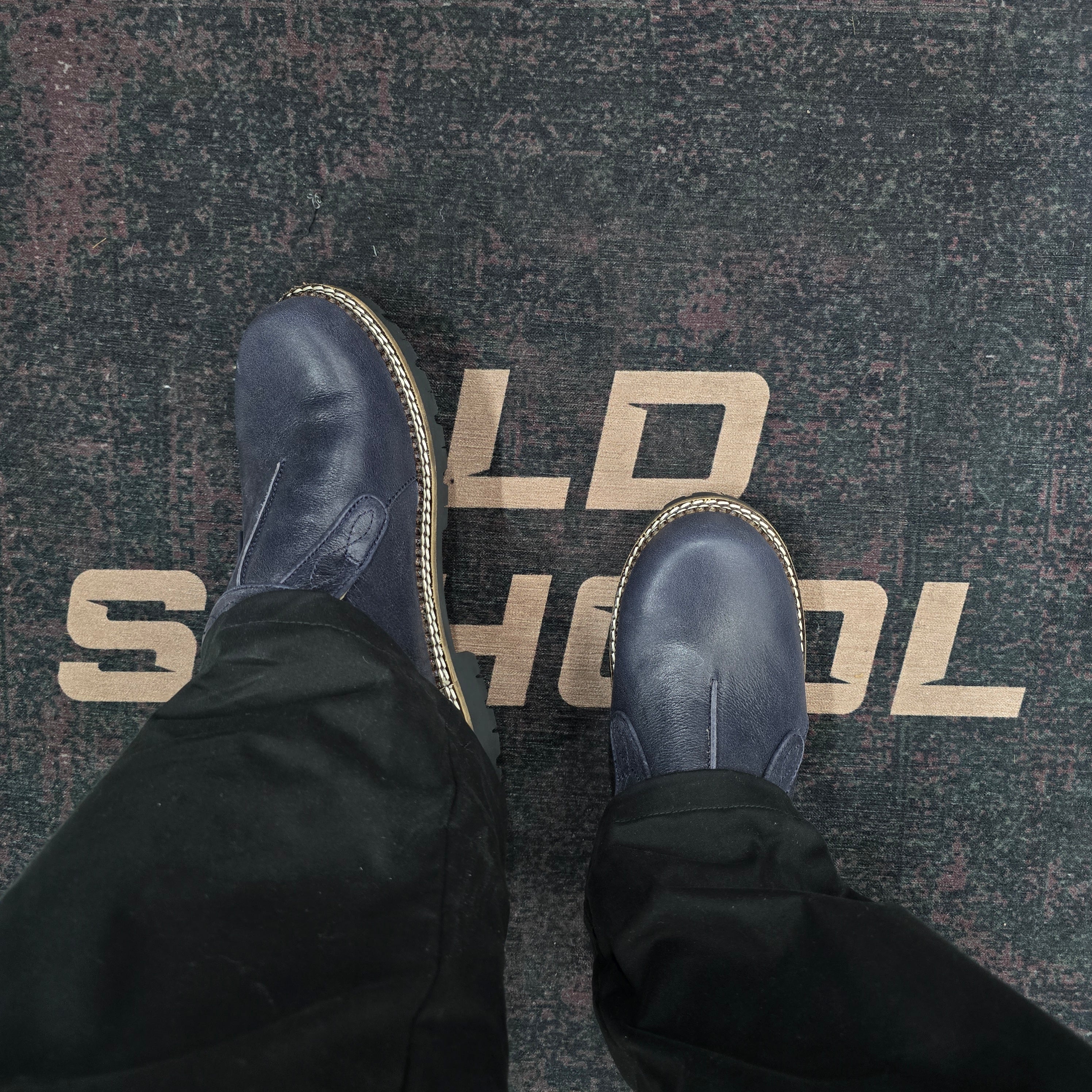 Noir Heritage Slip on in Midnight Blue