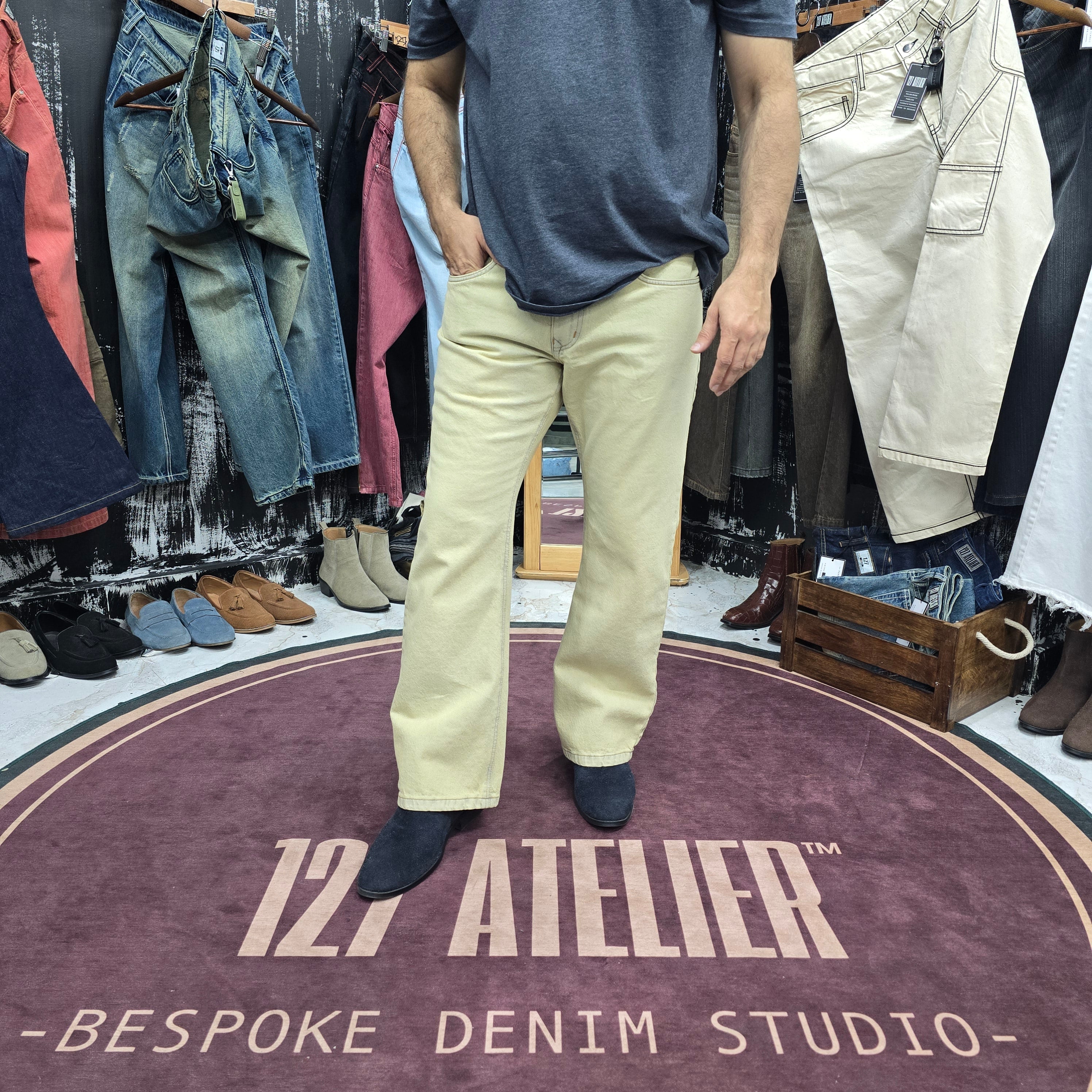 Sandstone Bootcut Jeans