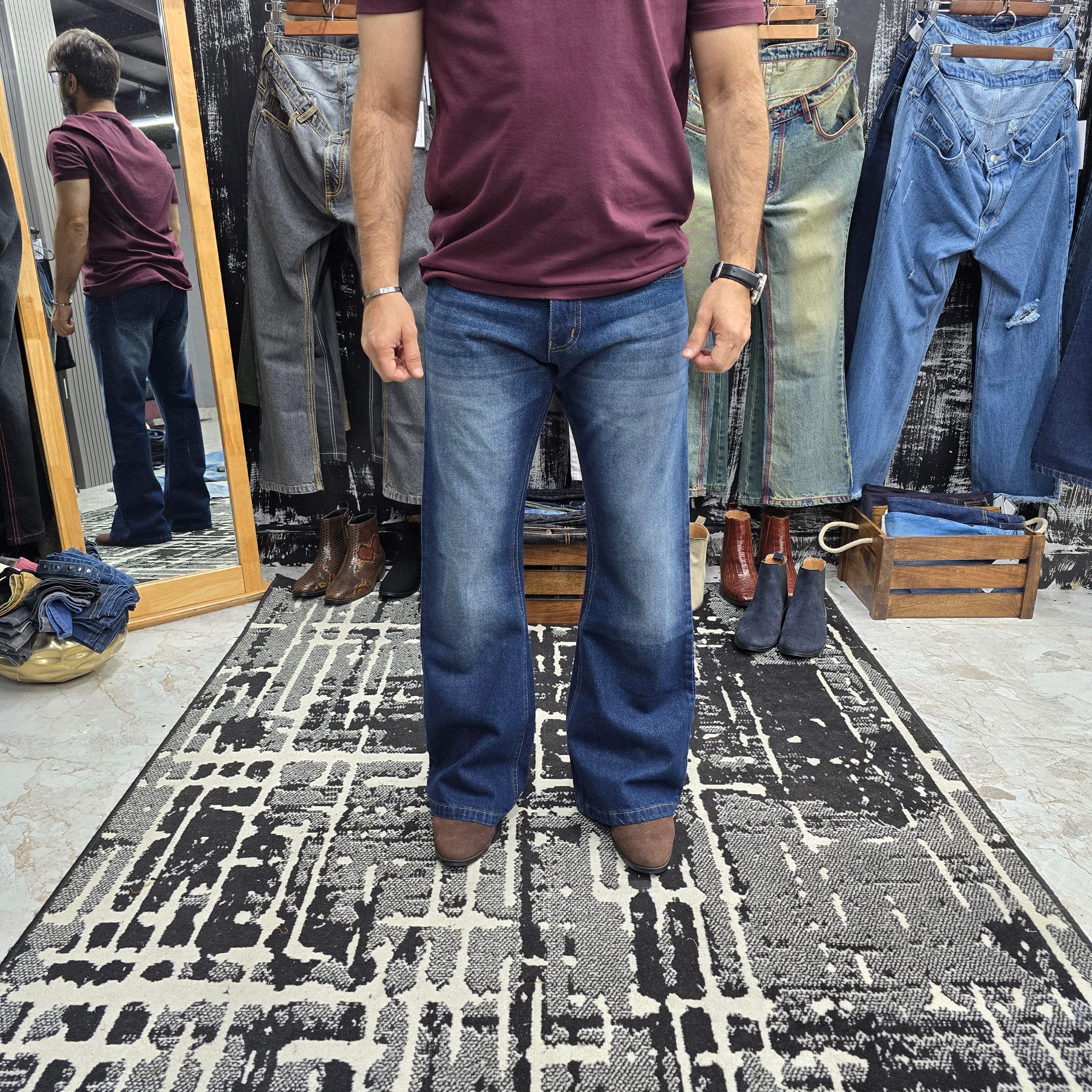 Midnight Fade Bootcut Jeans