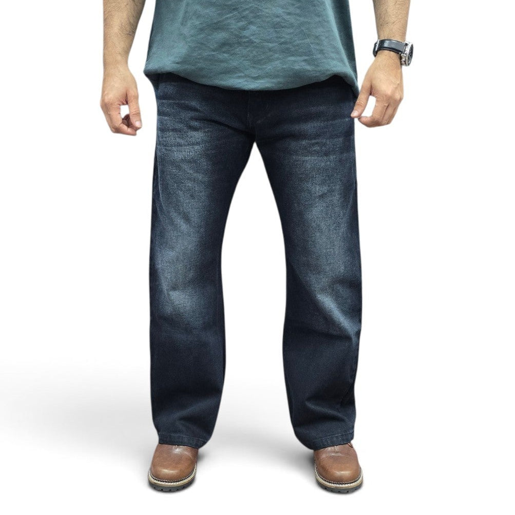 Japanese Selvedge Bootcut Jeans In Washed Black