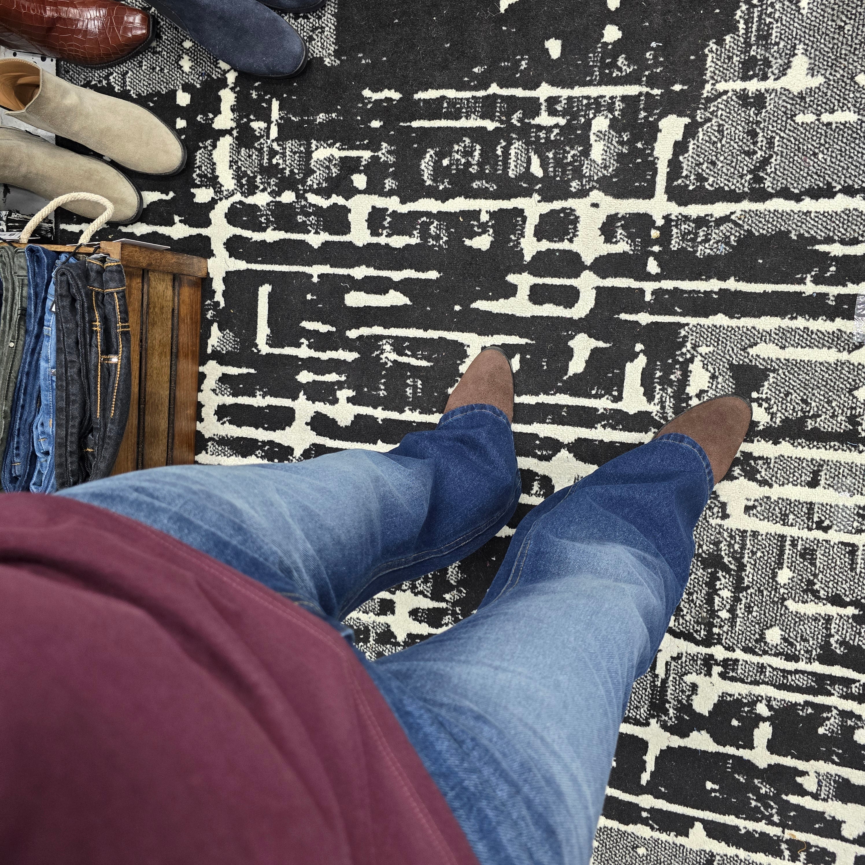 Midnight Fade Bootcut Jeans