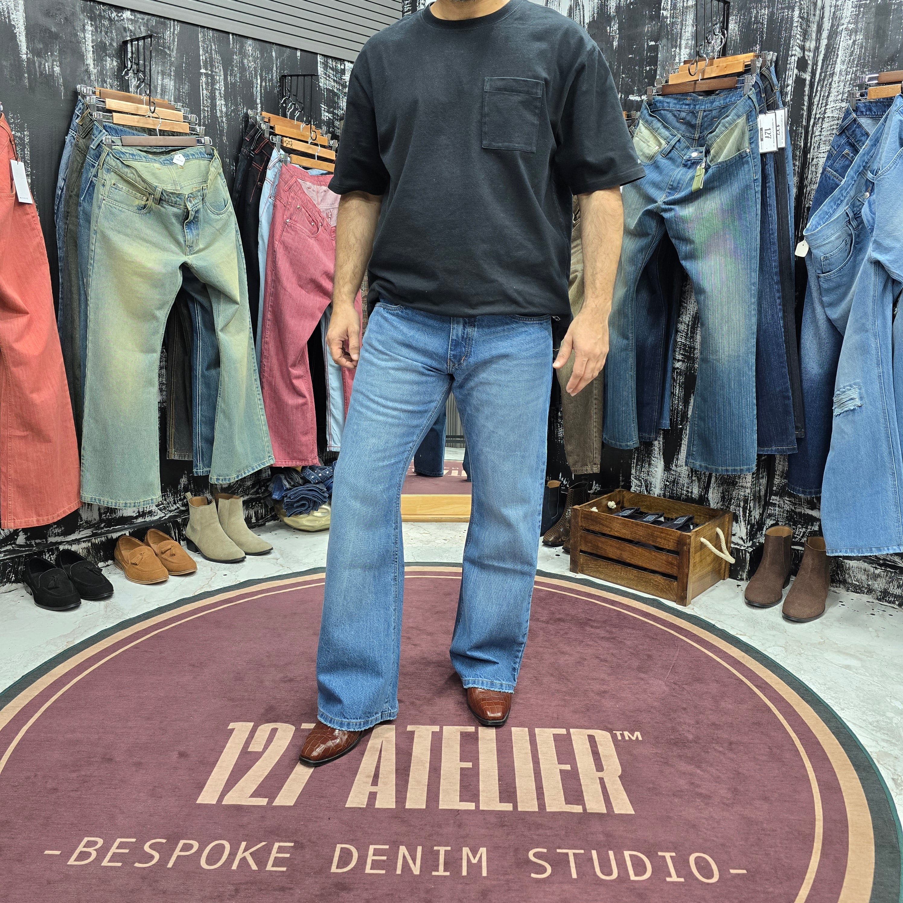 Classic Light Blue Bootcut Jeans