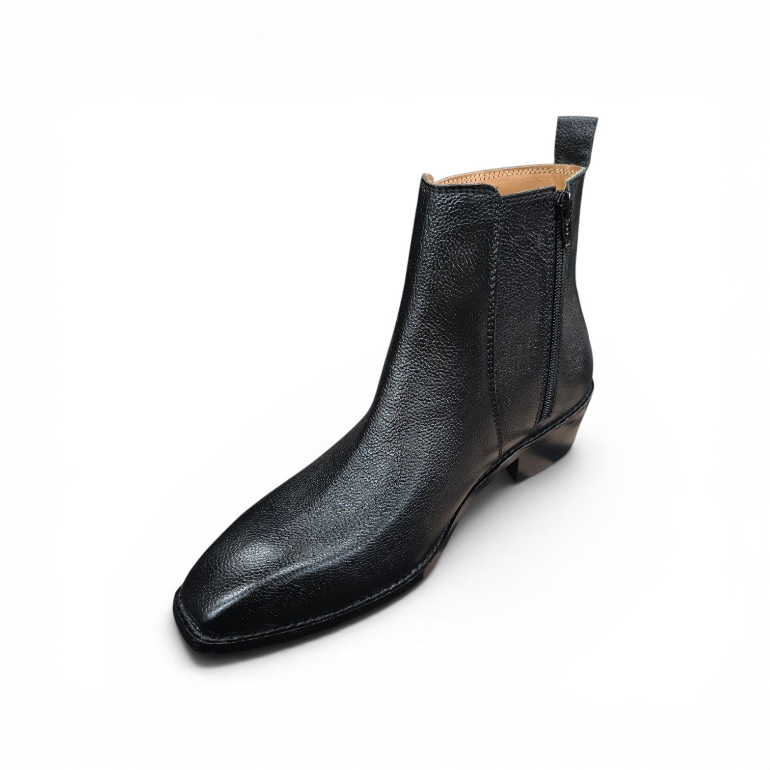 Black leather Cuban