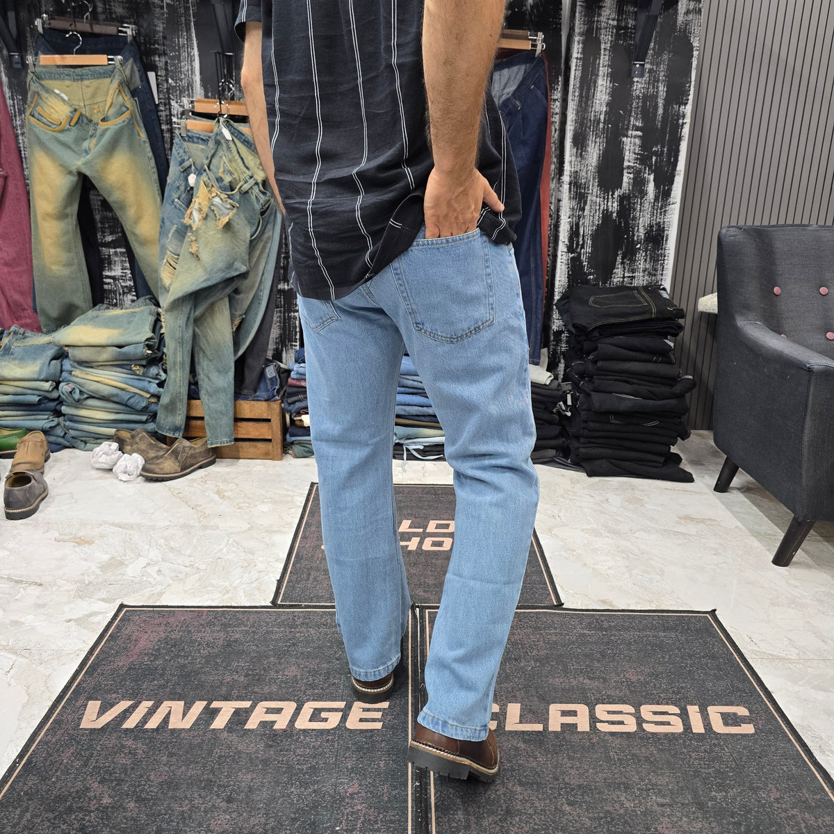 The Arctic Whisker Straight Cut Jean