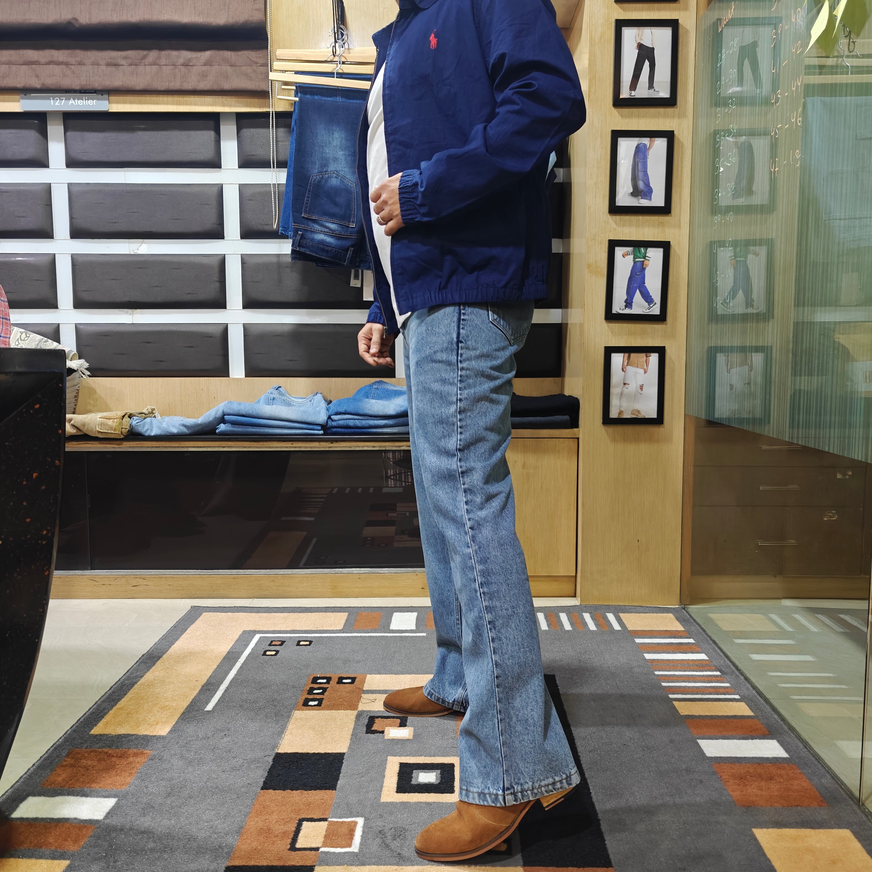 Vintage Light Blue Bootcut Jeans